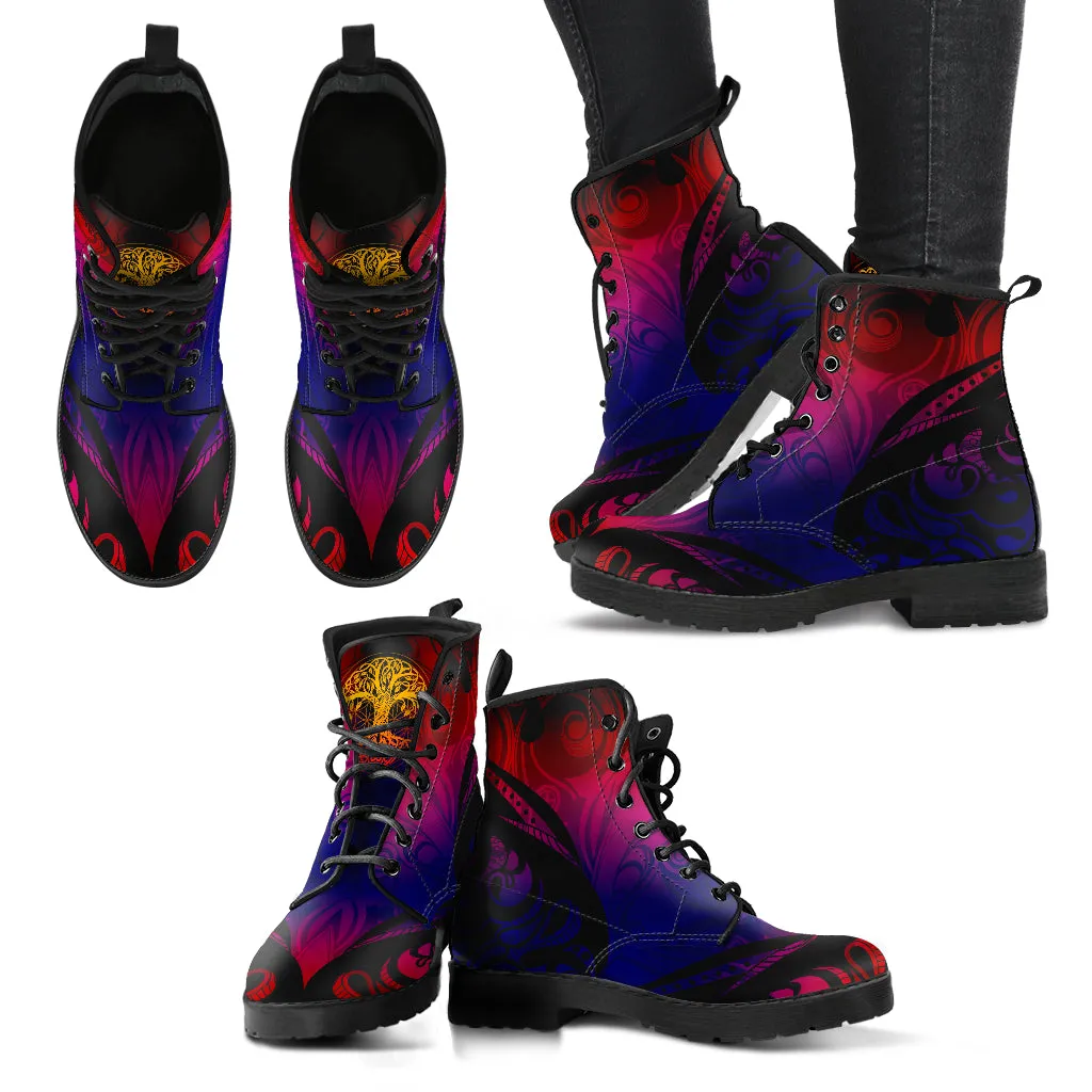 Tree Of Life Custom Vegan Boots