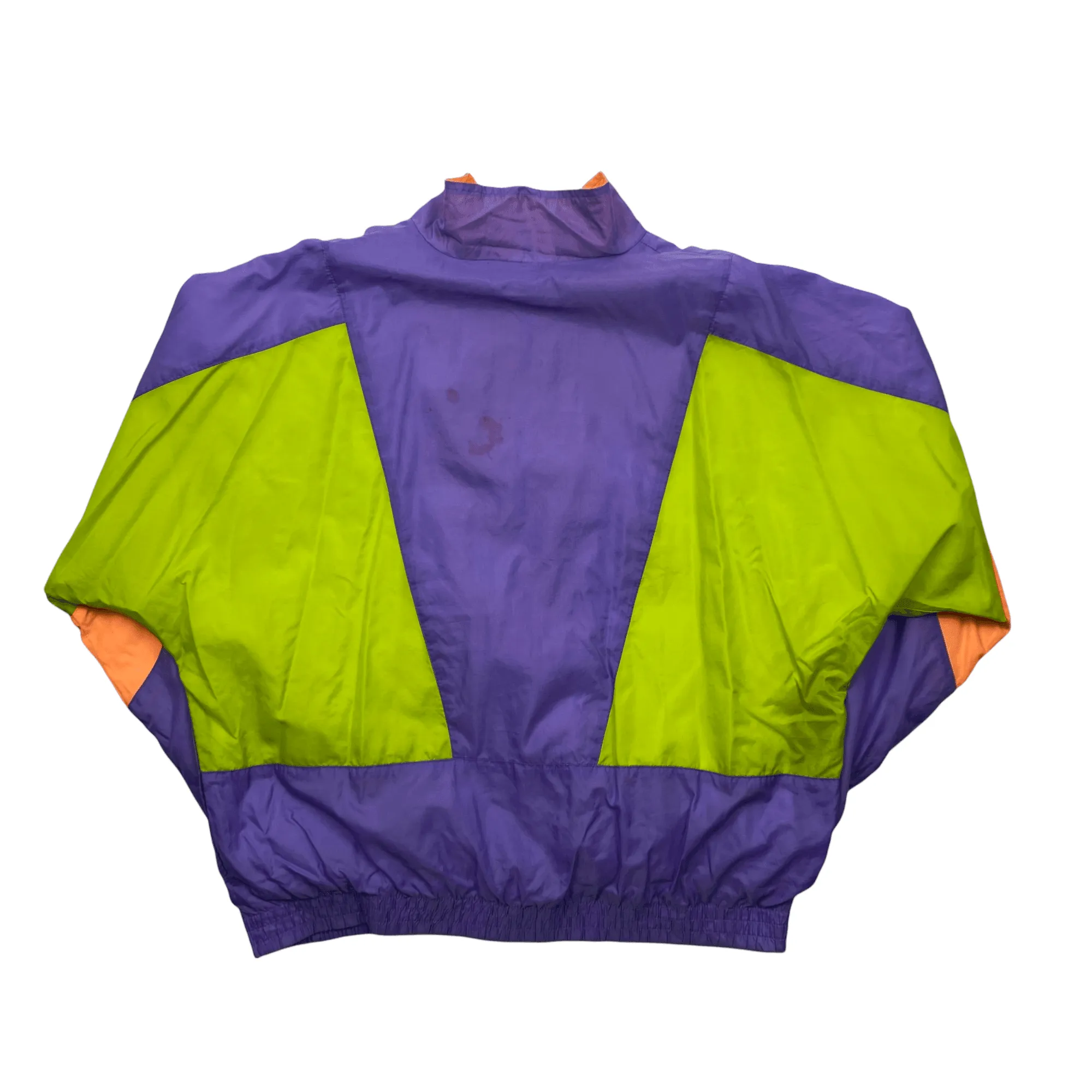 Vintage 90s Purple   Green Nike Waterproof Windbreaker Jacket - Medium