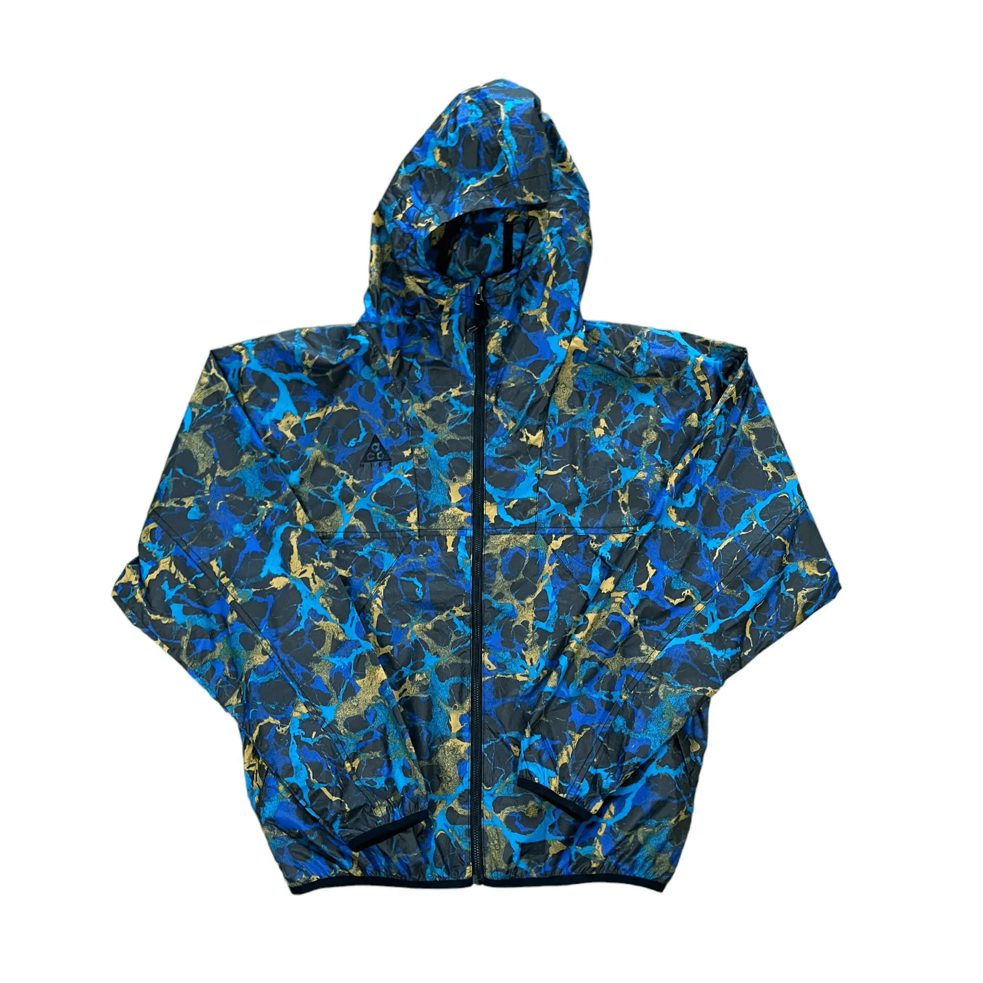 Vintage Blue   Yellow Nike ACG Jacket - Medium