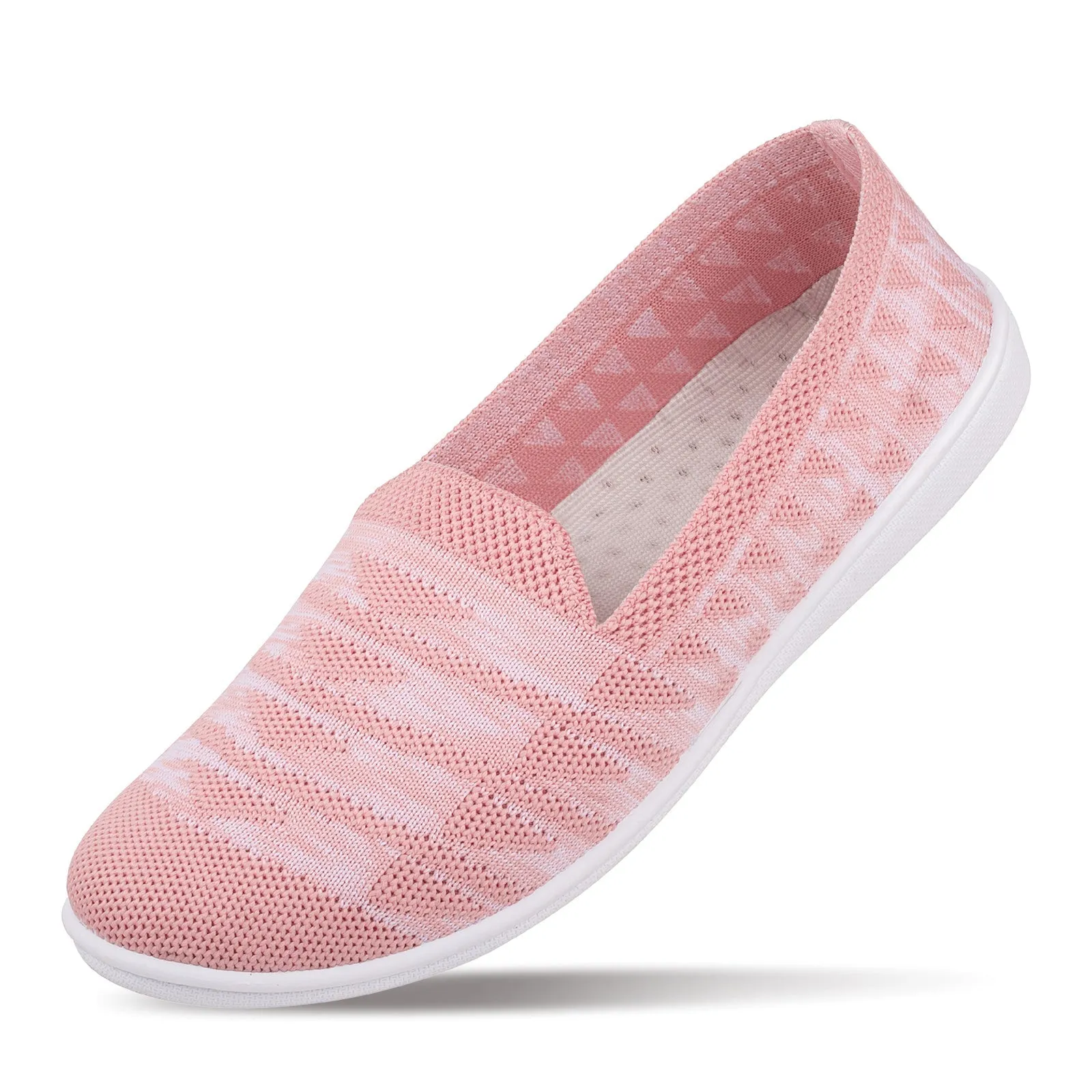 Walkaroo Womens Melange Belly Shoes - WC4943 Peach