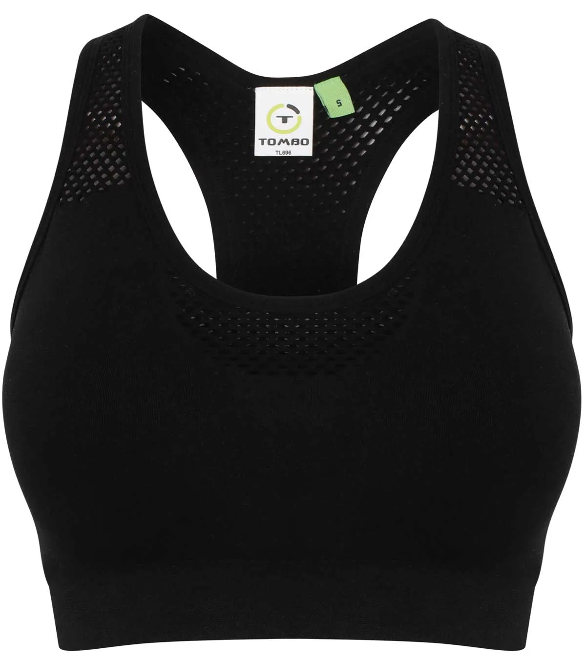 Women's Tombo Seamless Crop Sports Bra {TL696}