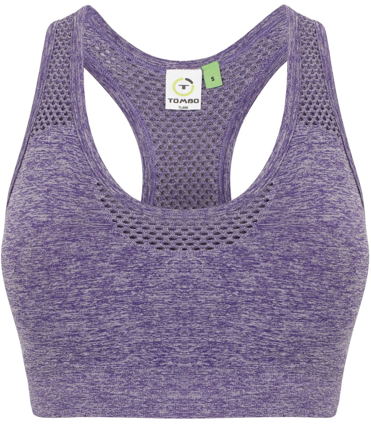 Women's Tombo Seamless Crop Sports Bra {TL696}