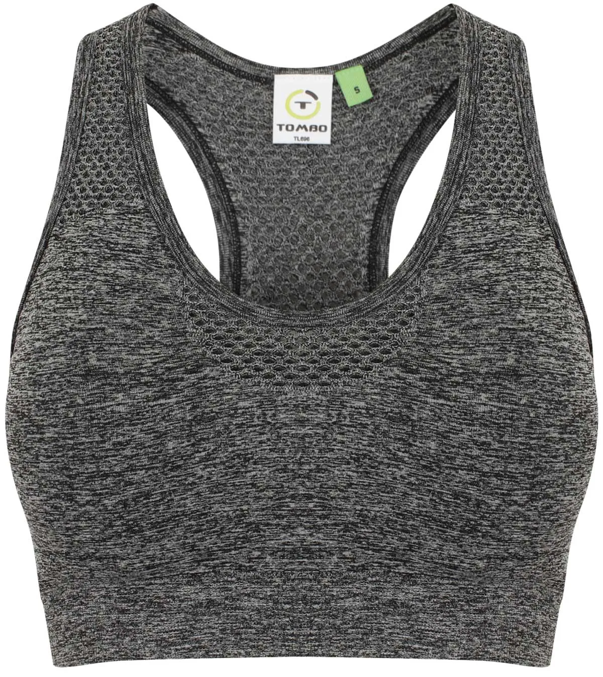 Women's Tombo Seamless Crop Sports Bra {TL696}